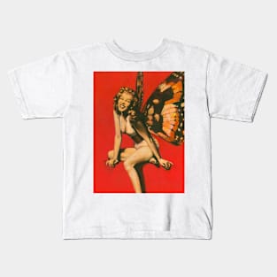 Vintage Fairy Pin-up Kids T-Shirt